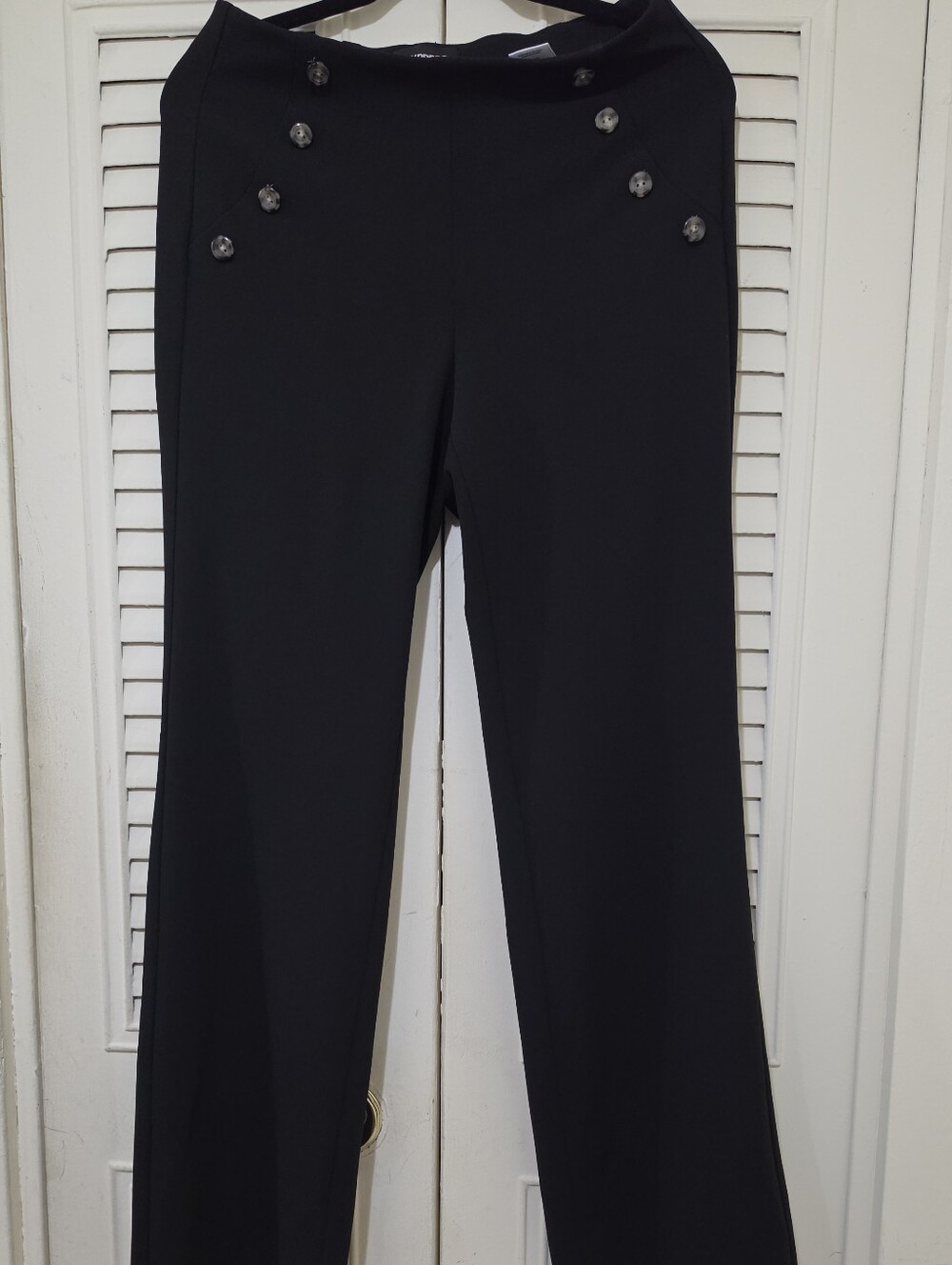 Women's Black Wide-Leg Pants
